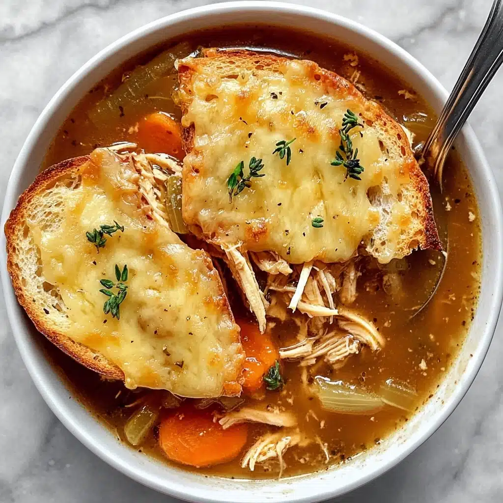 French Onion Chicken Soup Recipe - Recipe Image