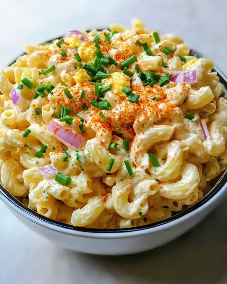Deviled Egg Pasta Salad Recipe