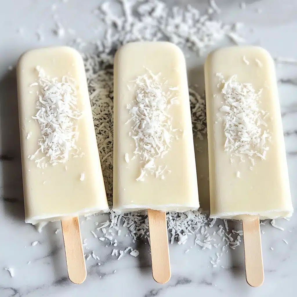 Coconut Mango Popsicles Recipe - Recipe Image