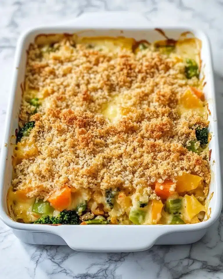 Cheesy Vegetable Casserole Recipe