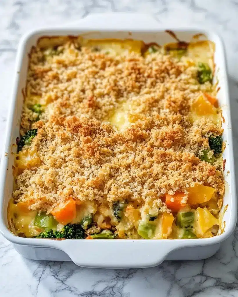 Cheesy Vegetable Casserole Recipe