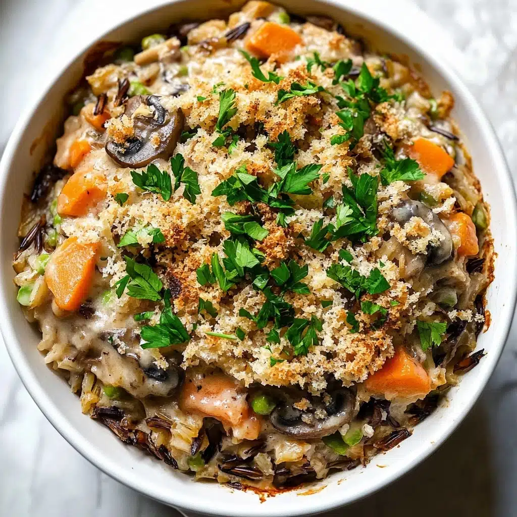Creamy Chicken and Wild Rice Casserole Recipe - Recipe Image