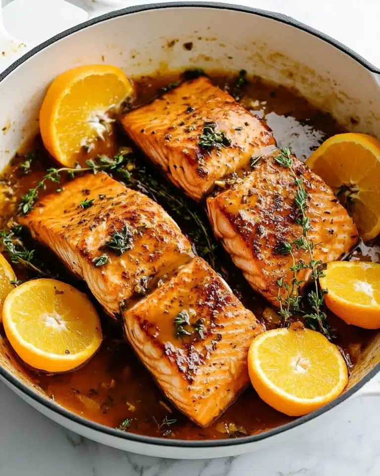 Orange Glazed Salmon Recipe