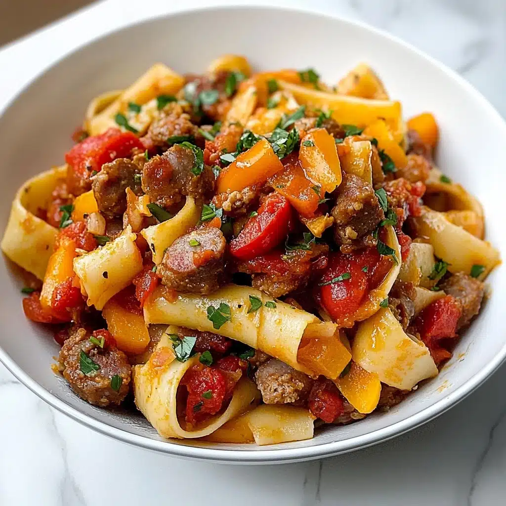 Italian Drunken Noodles Recipe - Recipe Image
