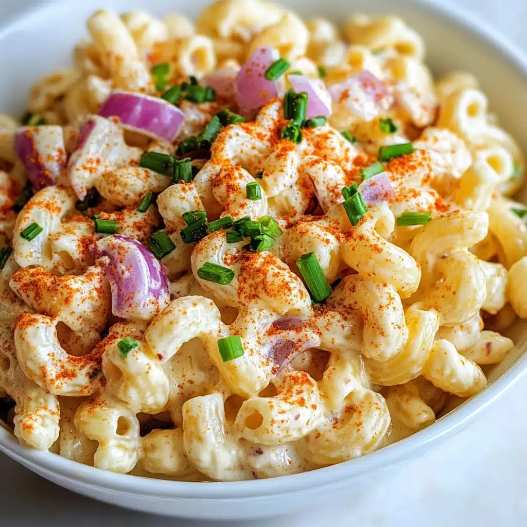 Deviled Egg Pasta Salad Recipe - Recipe Image