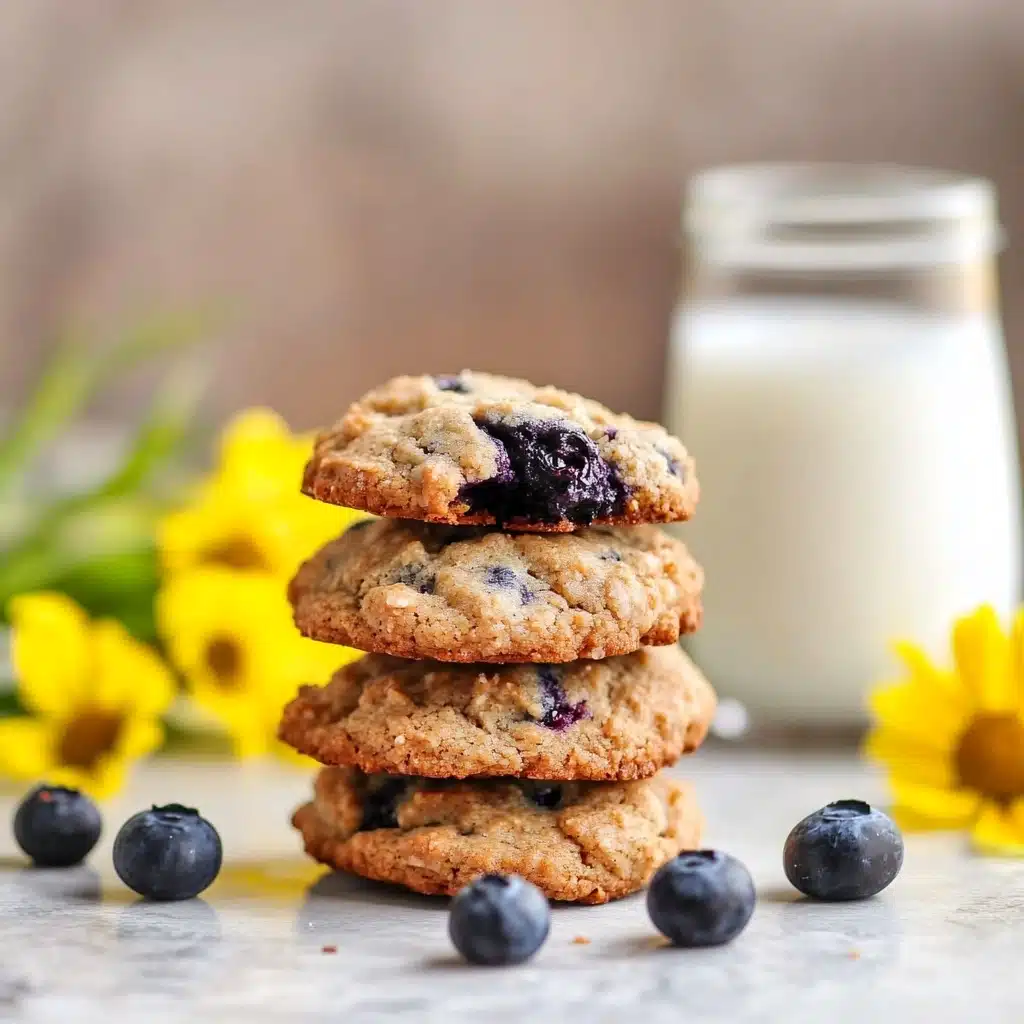 Blueberry Oatmeal Muffin Cookies Recipe - Recipe Image