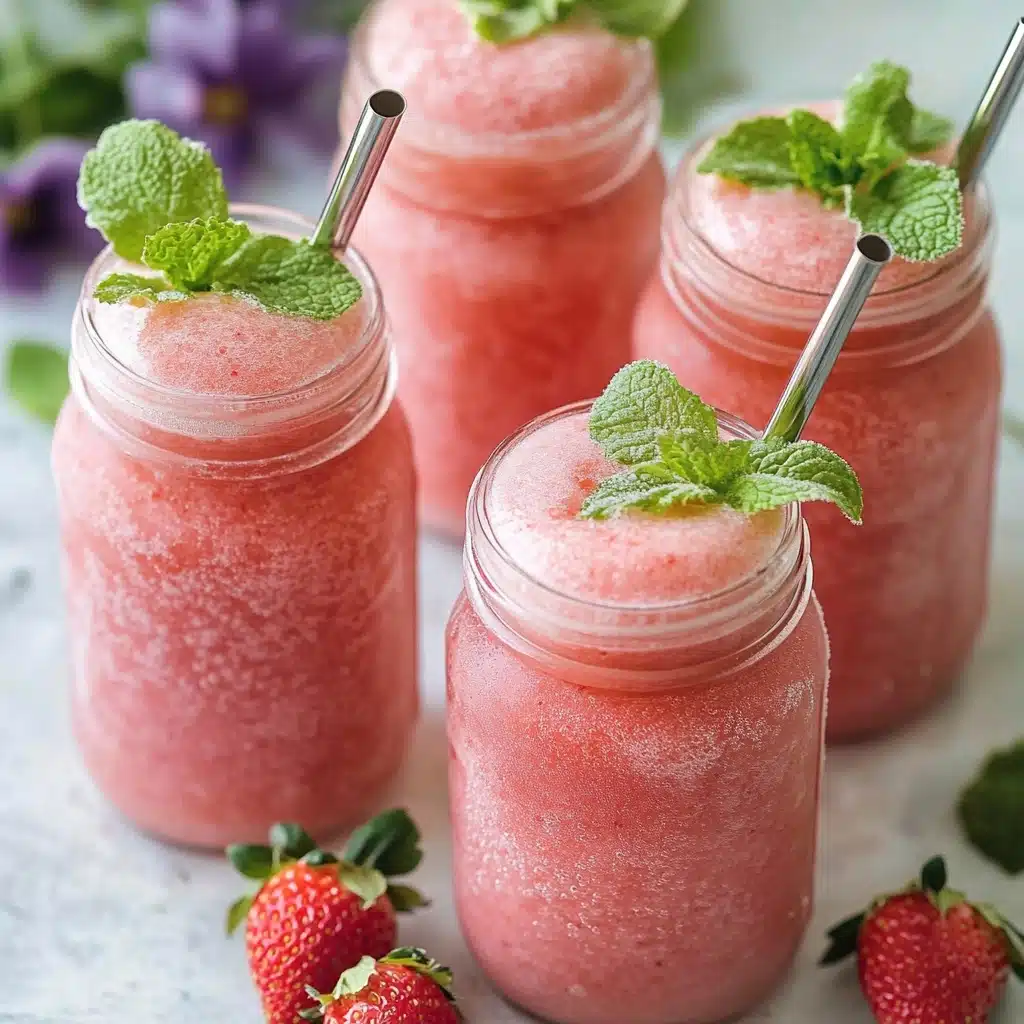 Easy Strawberry Frosé Recipe - Recipe Image