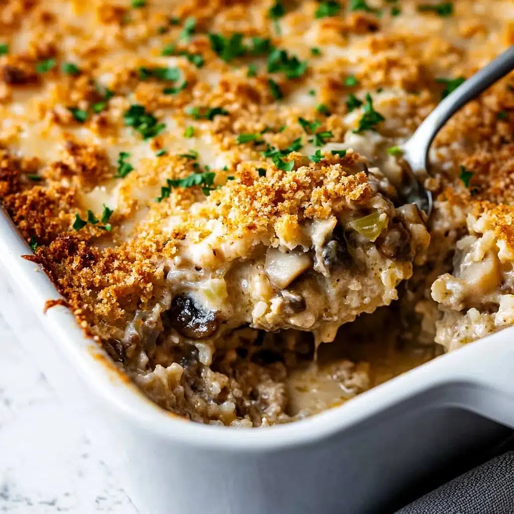 Creamy Chicken and Wild Rice Casserole Recipe - Recipe Image