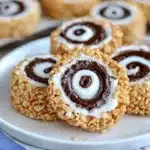 S’mores Rice Krispies Treats Pinwheels Recipe