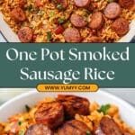 One Pot Smoked Sausage And Rice Recipe