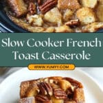 Slow Cooker French Toast Casserole Recipe