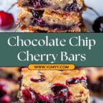 Chocolate Chip Cherry Bars Recipe
