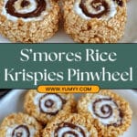 S’mores Rice Krispies Treats Pinwheels Recipe