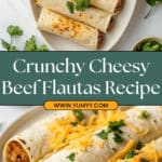 Cheesy Beef Flautas​ Recipe