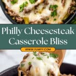 Philly Cheesesteak Casserole Recipe