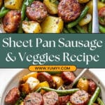 Sheet Pan Sausage with Potatoes & Green Beans Recipe
