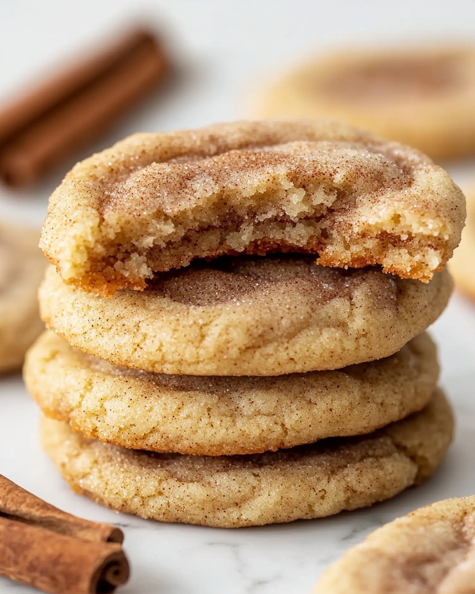 A close-up view of seven soft cookies arranged randomly on a white marbled surface, each cookie showing a light golden color with swirled patches of brown cinnamon spread unevenly across their tops, some edges slightly crisp and brown, and one cookie partially broken to reveal a soft crumb inside, small cookie crumbs scattered between them. Photo taken with an iphone --ar 4:5 --v 7