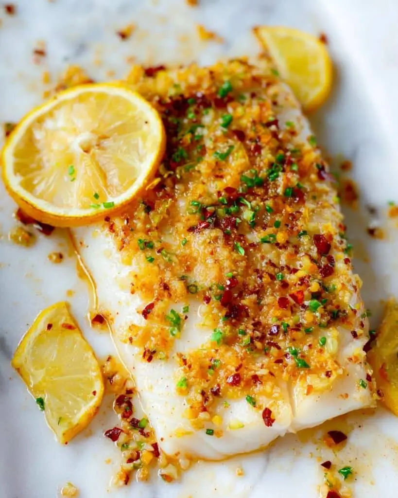 Baked Lemon Garlic Tilapia Recipe