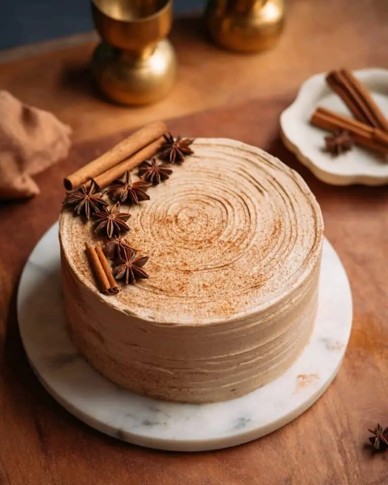 Chai Cake with Cinnamon Cream Cheese Frosting Recipe