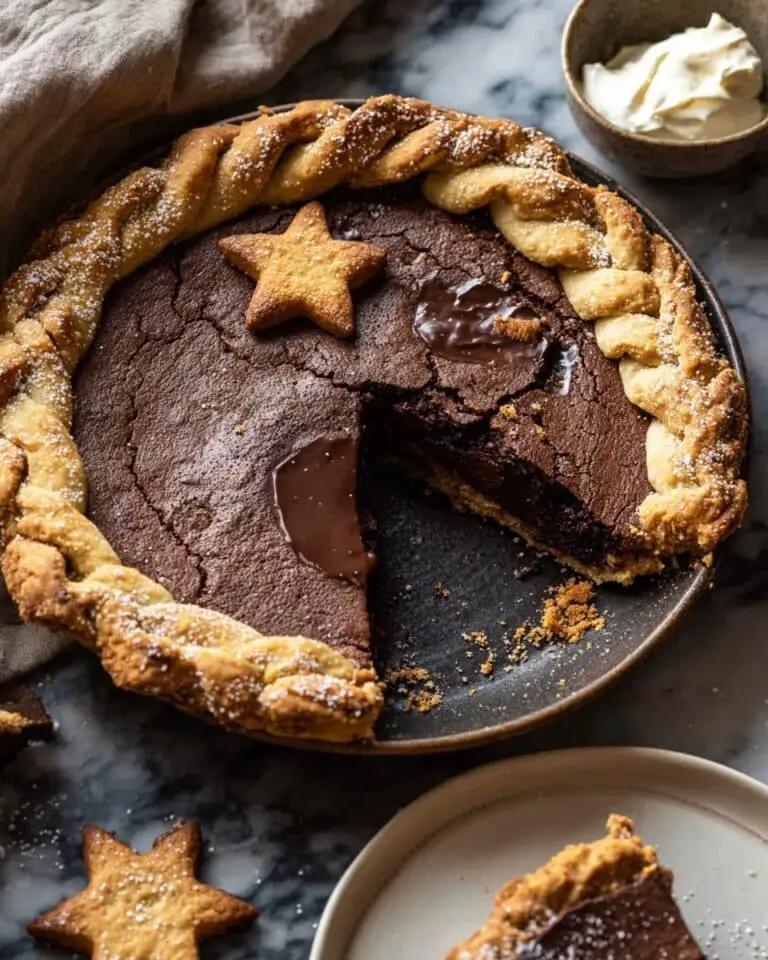 Molten Chocolate Crackle Pie Recipe