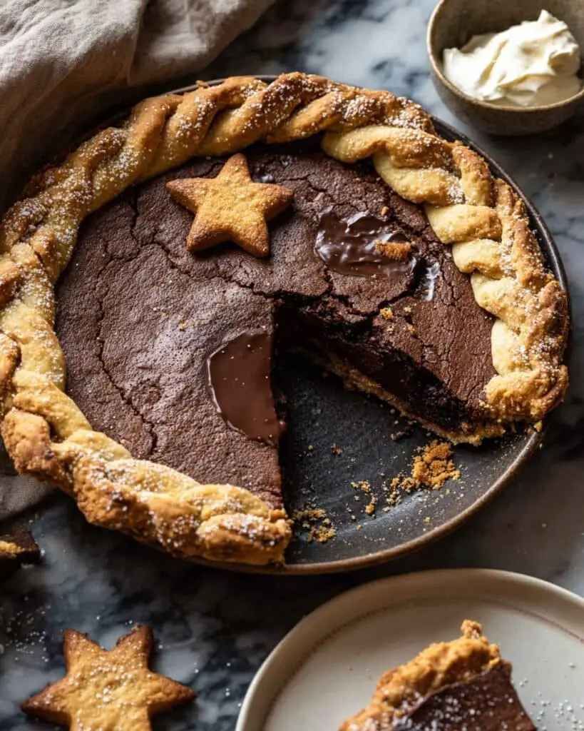 Molten Chocolate Crackle Pie Recipe