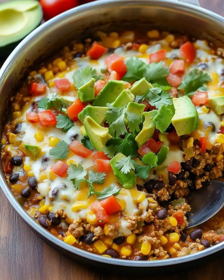 Mexican Beef and Rice Skillet Recipe