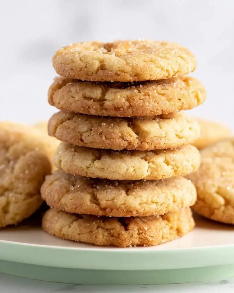 Crinkly Crackly Butter Toffee Sugar Cookies Recipe