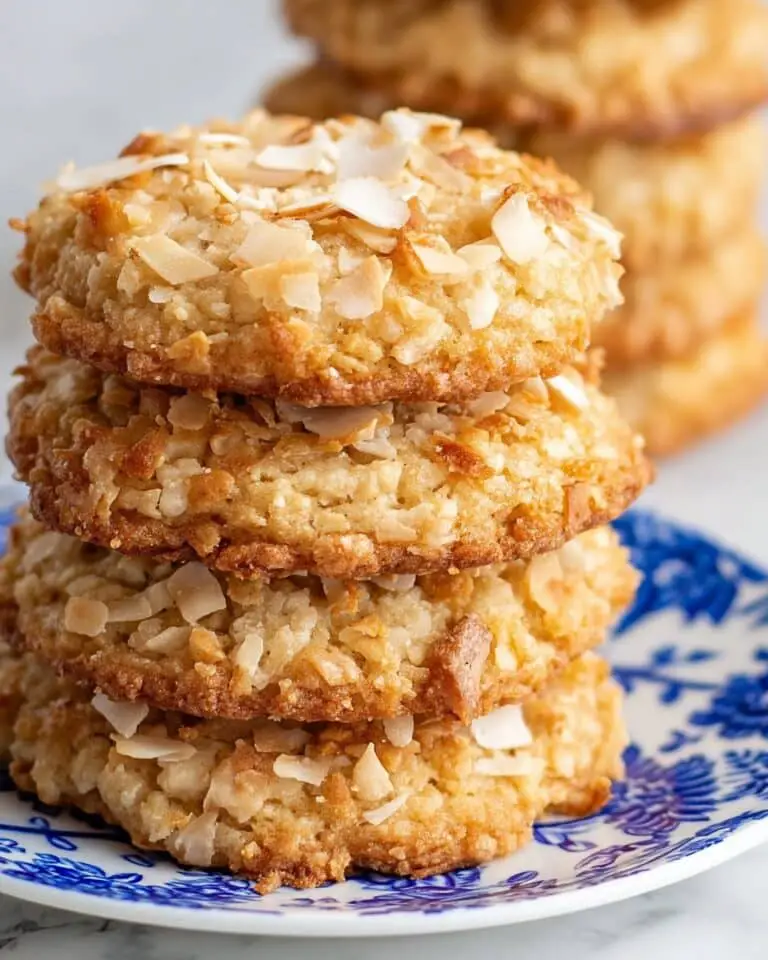Crispy Chewy Carolina Coconut Cookies Recipe