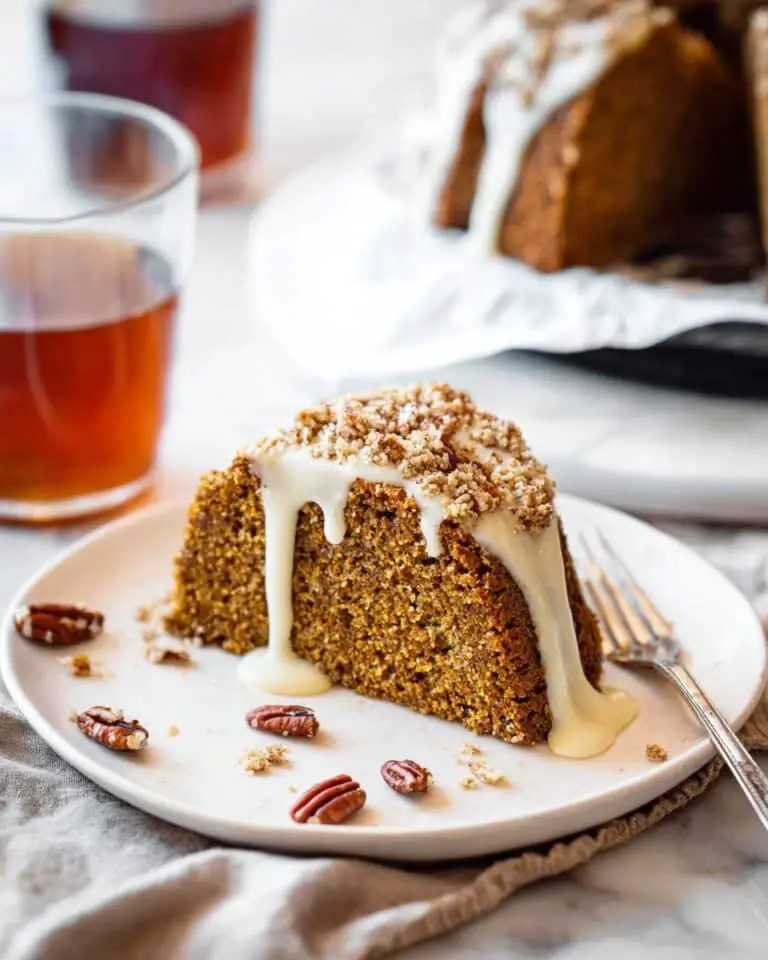 Healthy Pumpkin Coffee Cake Recipe