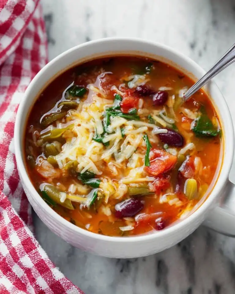 Thick & Hearty Minestrone Soup Recipe