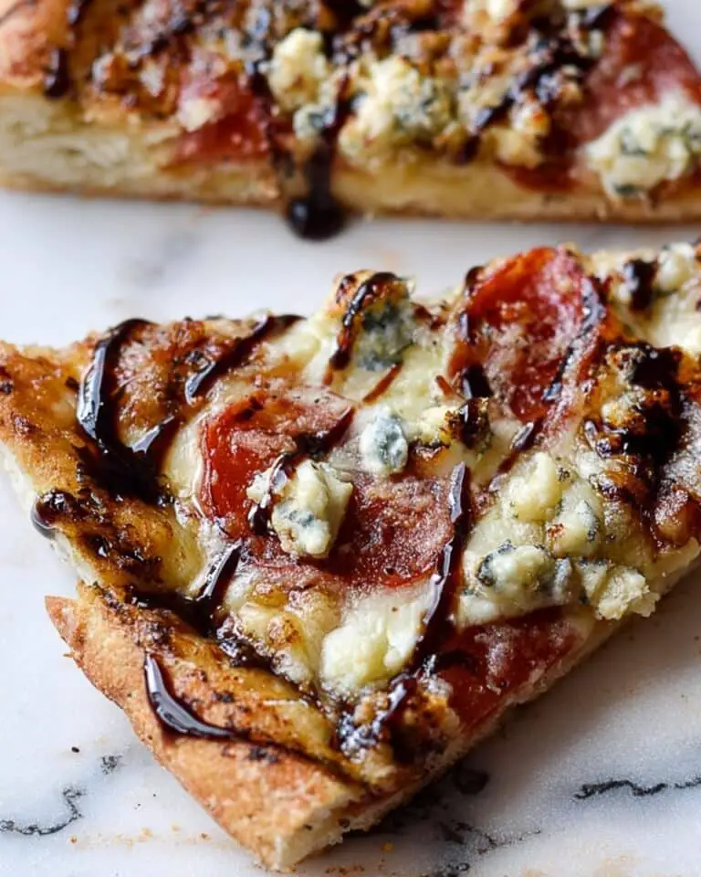 Caramelized Pear, Prosciutto & Blue Cheese Pizza Recipe