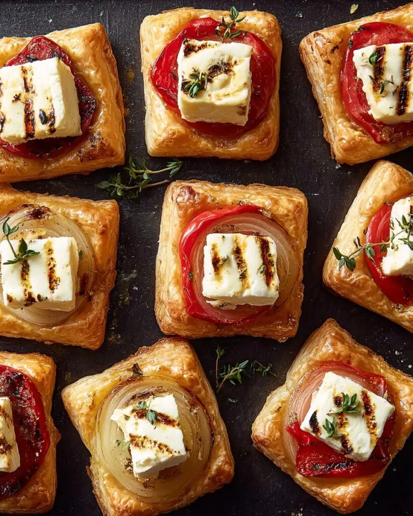 Baked Feta Bites with Red Peppers, Jam, and Chili Oil Recipe