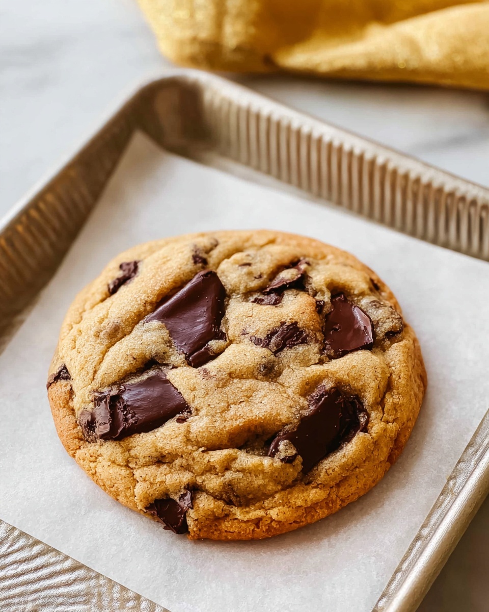 A white plate holds two large, round chocolate chip cookies with a golden-brown color and dark chocolate chunks scattered on top. Three cinnamon sticks lie side by side near the cookies, with some cinnamon powder sprinkled lightly on the plate around them. The plate is set on a beige cloth with soft folds, and there is a brass measuring cup with wooden handles in the background. The scene is captured on a white marbled surface. Photo taken with an iphone --ar 4:5 --v 7