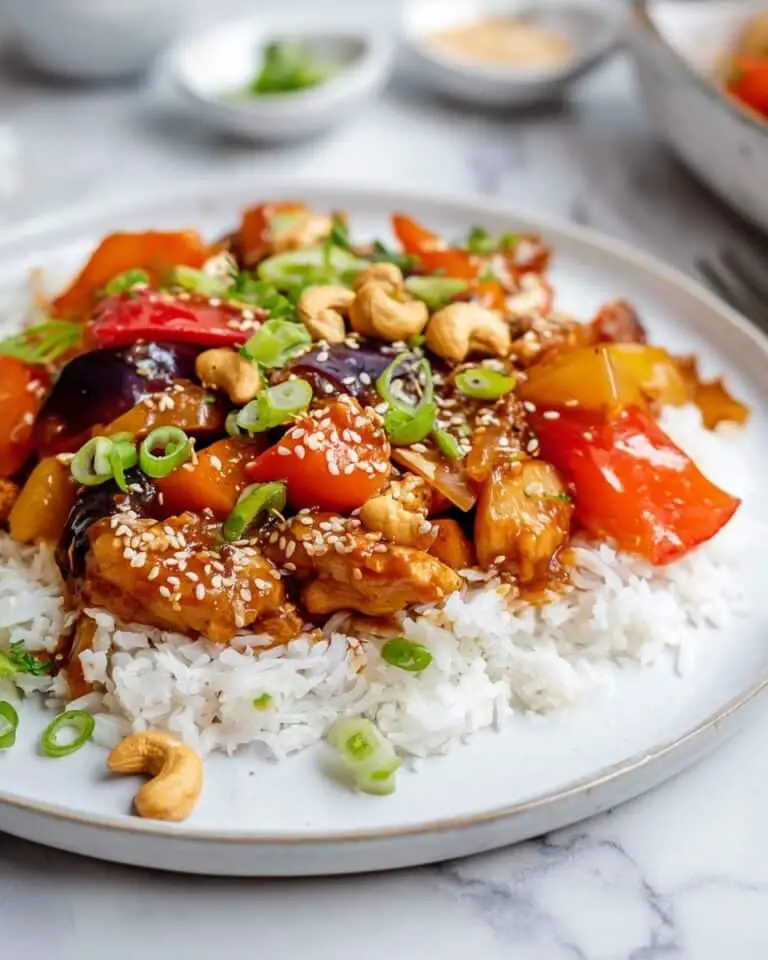 Jessica’s Sheet Pan Cashew Chicken Recipe