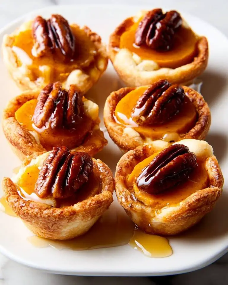 Sweet Potato Crescent Bites with Marshmallows and Pecans Recipe