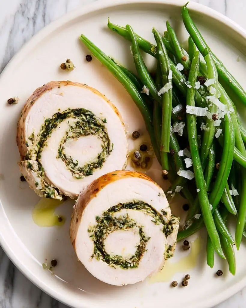 Garlic & Herb Turkey Roulade Recipe