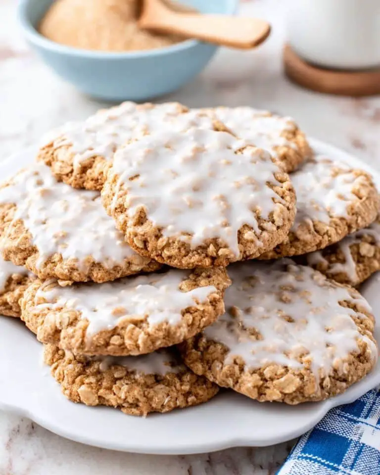 Old Fashioned Iced Oatmeal Cookies Recipe