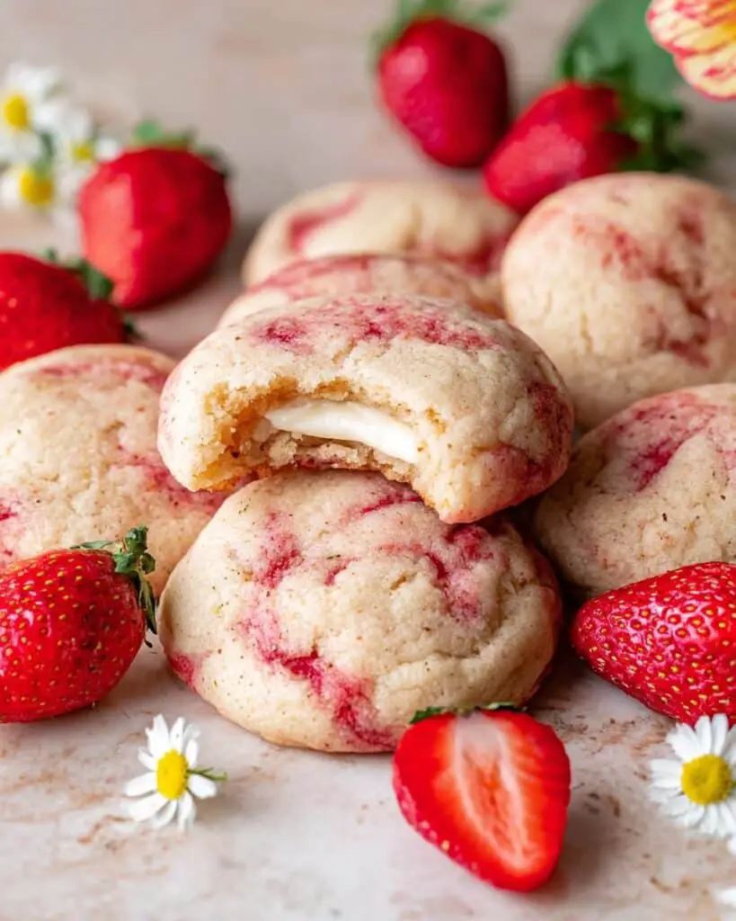 Strawberry Cheesecake Cookies Recipe