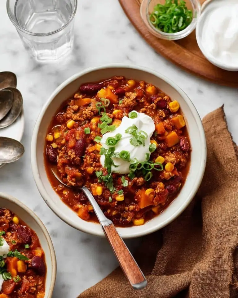 Turkey Sweet Potato Chili Recipe