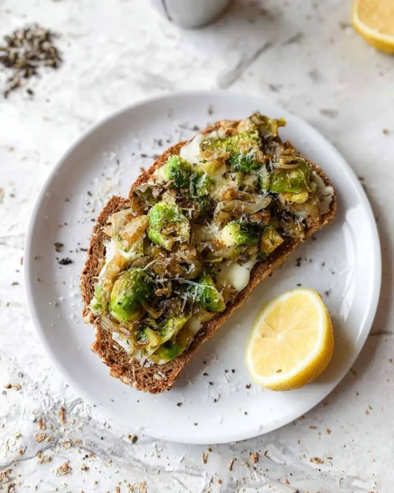 Brussels Sprouts Tartine Recipe