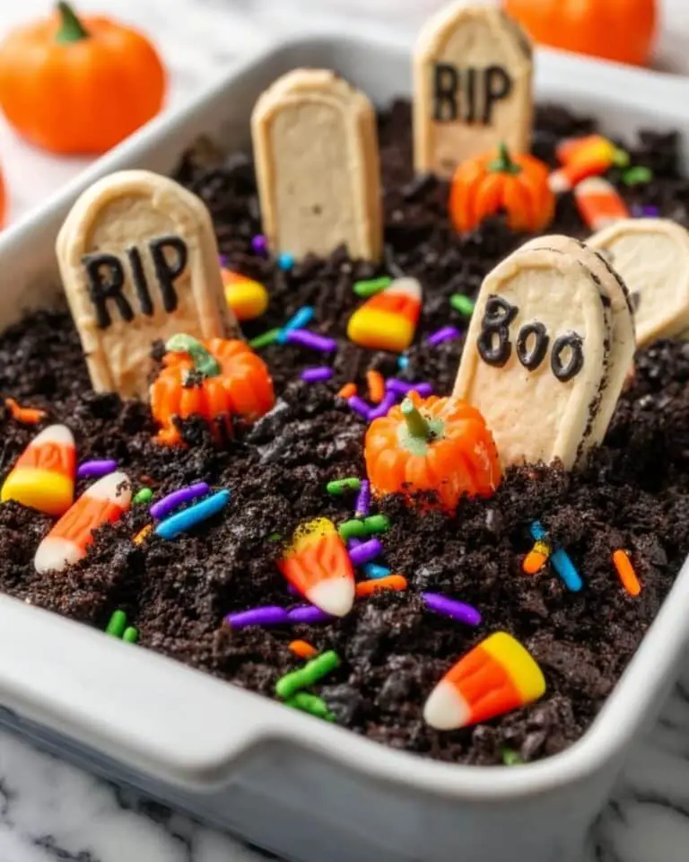 Graveyard Chocolate Cheesecake Dip Recipe