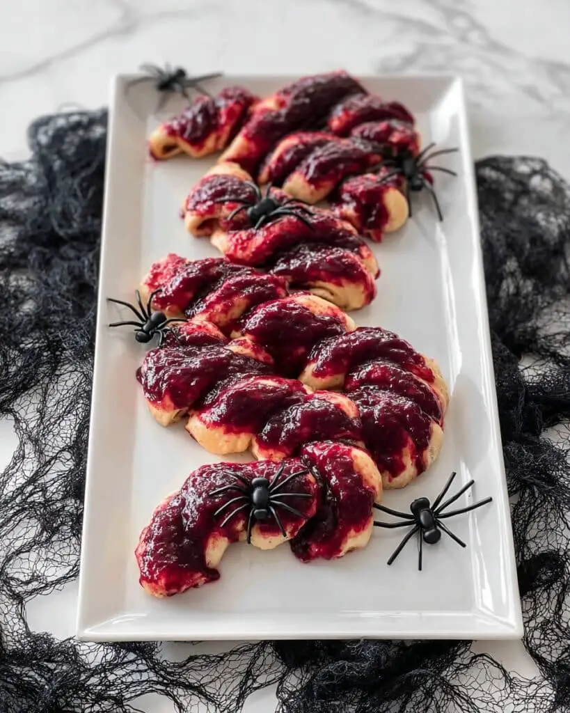 Creepy Intestines Halloween Appetizer Recipe