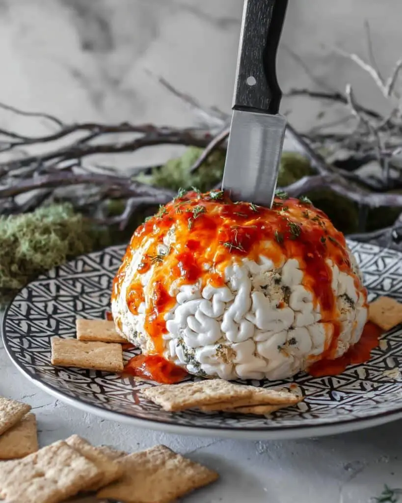 Halloween Brain Dip Appetizer Recipe