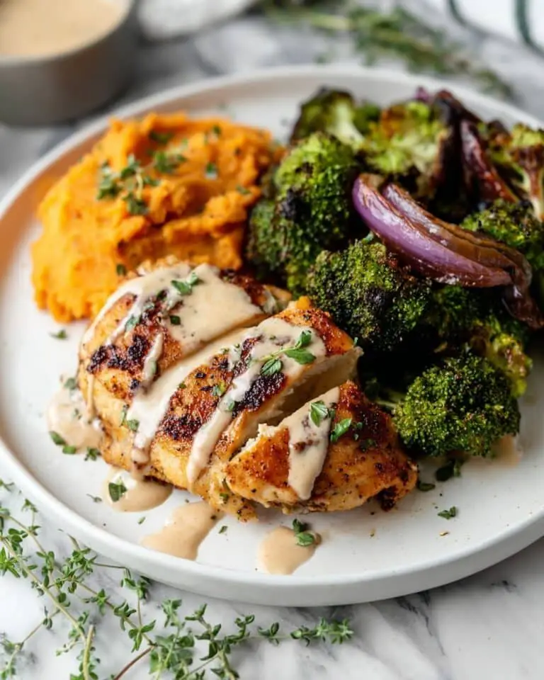 Sheet Pan Chicken Thighs with Broccoli and Honey Mustard Sauce Recipe
