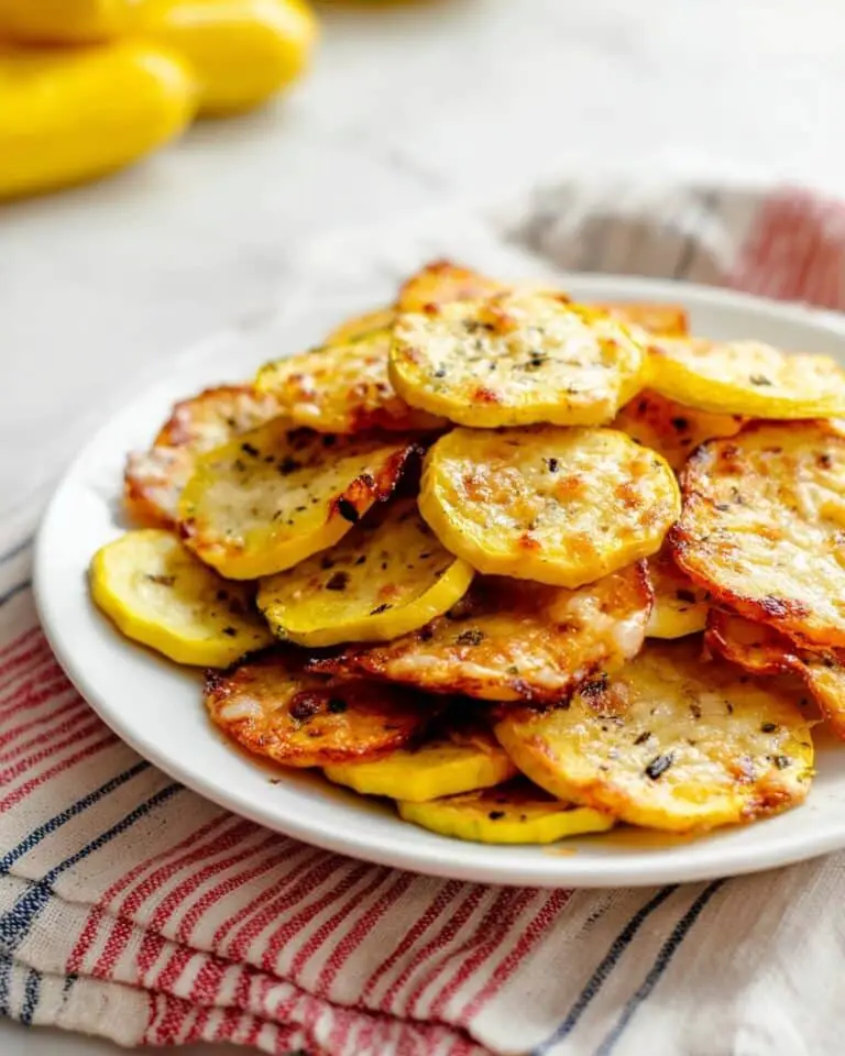 Parmesan Baked Yellow Squash Recipe