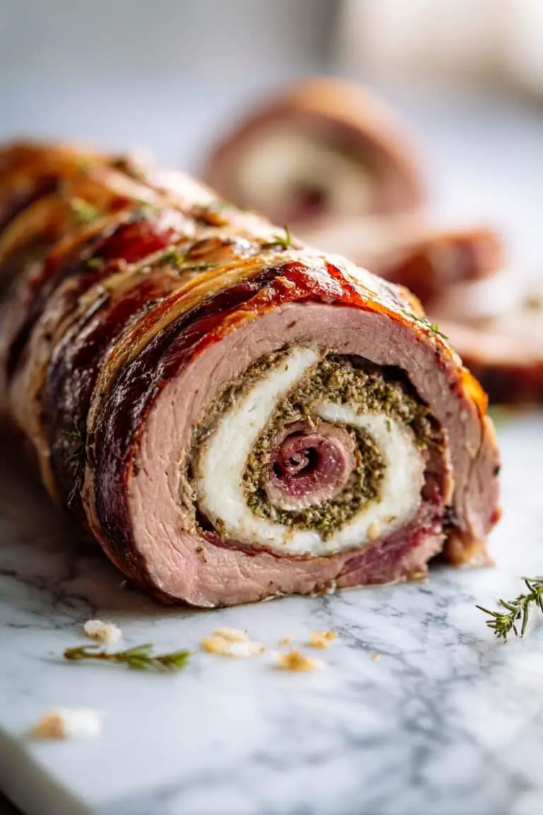 Prosciutto Wrapped Stuffed Turkey Breast Recipe