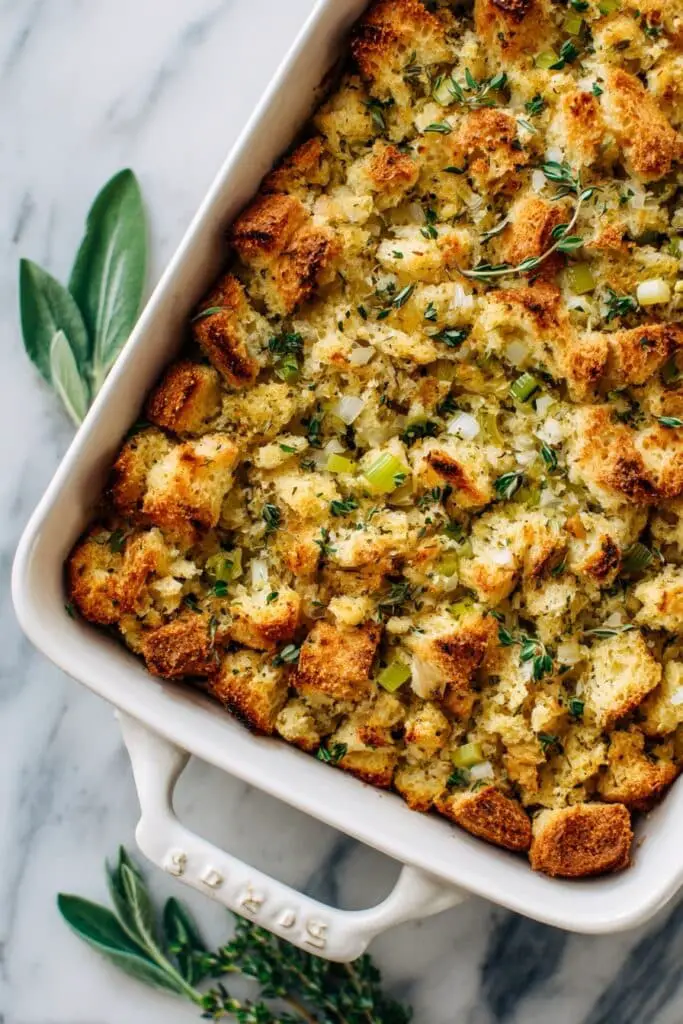 Our Favorite Buttery Herb Stuffing Recipe