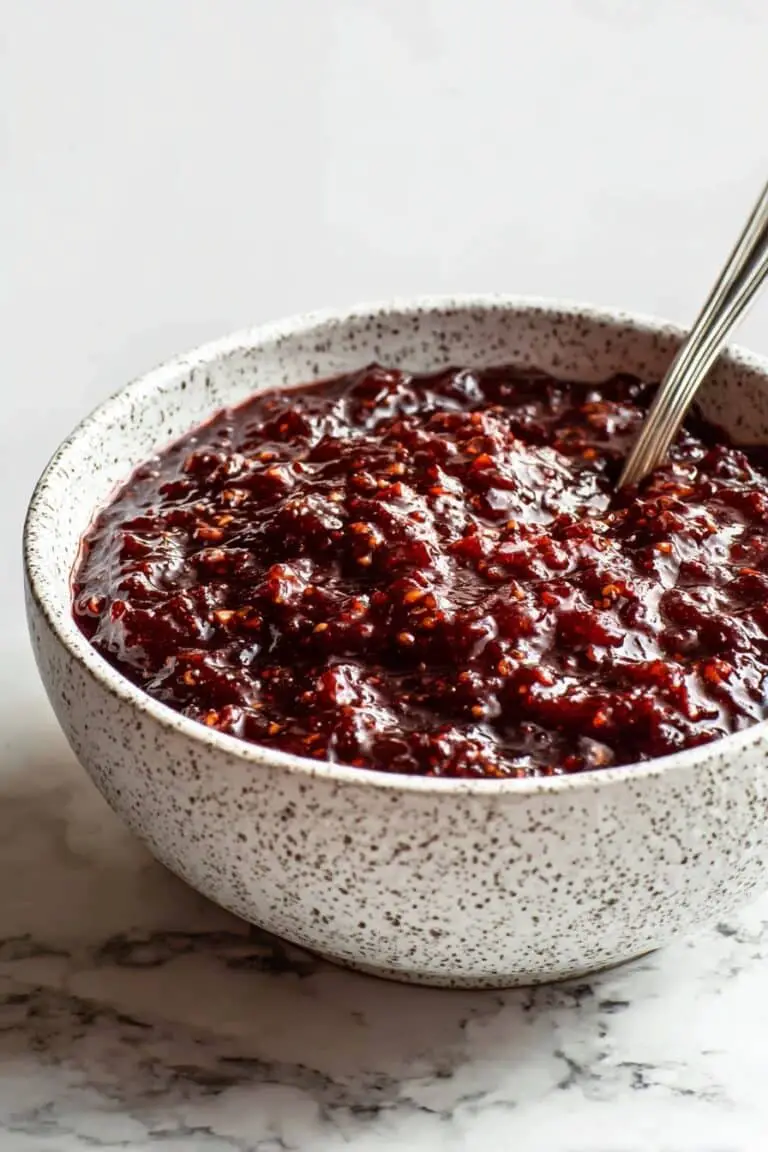 Cranberry Chutney with Figs and Spicy Jalapeño Recipe