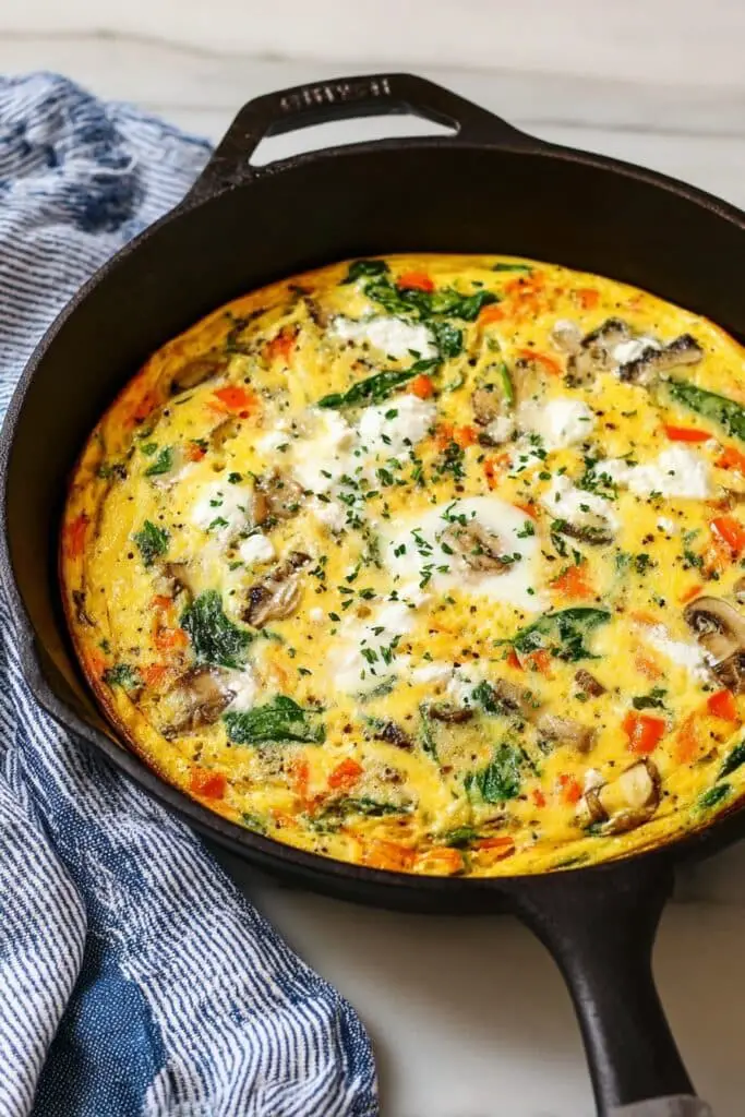 Leftover Turkey Frittata Recipe