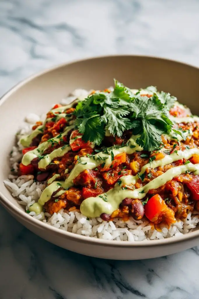 Plantain Pinto Stew with Aji Verde Recipe